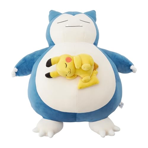 Pokemon Sleep Good Night Snorlax and Pikachu Plush - 51 cm von Pokémon