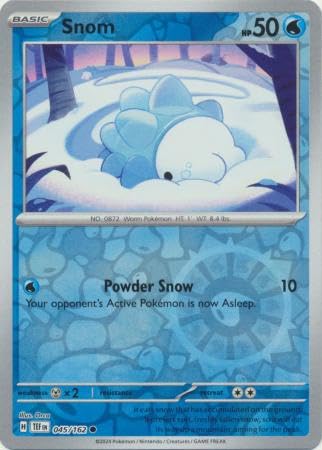 Pokemon - Snom 045/162 - Temporal Forces - Reverse Foil Card von Pokémon