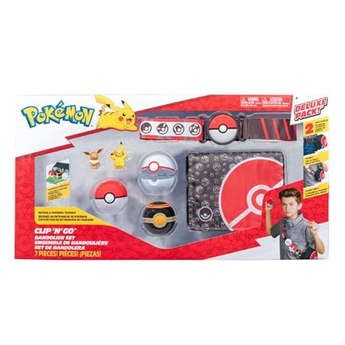 Pokemon Spielzeug-Set - Bandolier Bonus Set, Pokéball und Kampffigur enthalten von Pokémon