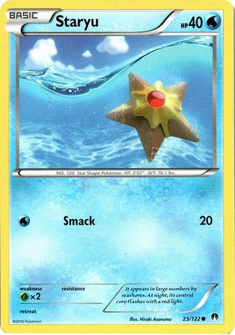 Pokemon - Staryu (25/122) - XY Breakpoint von Pokémon