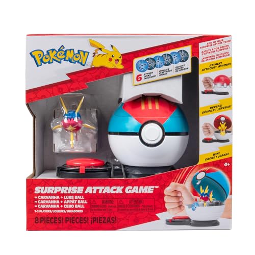 Pokemon Surprise Attack Game Single-Pack Carvanha with Stand with Lure Ball - W5 von Pokémon