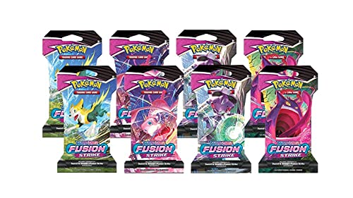 Pokemon Sword and Shield Fusion Strike (8) Sleeved Booster Packs Sealed von Pokémon