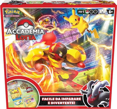 Pokémon Akademie Kampf des Sammelkartenspiels (Pikachu-ex, Armarouge-ex und Darkrai-ex), italienische Ausgabe von Pokémon