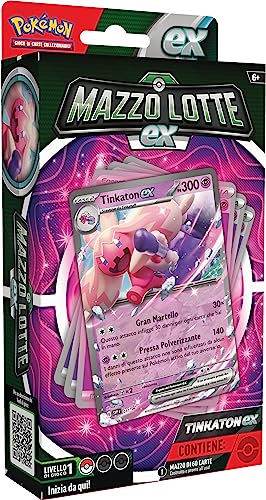 Pokémon Ex Tinkaton-ex Tinkaton-ex Kartenspiel (Deck mit 60 Karten, gebrauchsfertig), italienische Ausgabe von Pokémon