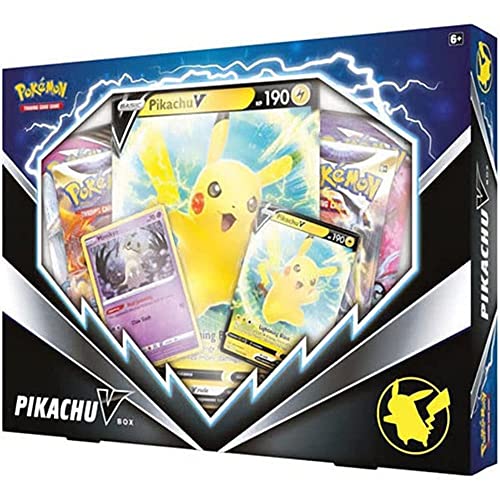 Pokemon TCG Pikachu V Booster Box - 4 Booster Packs + Promo! von Pokémon