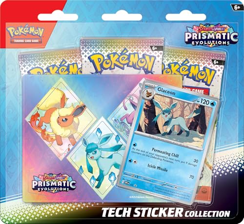 Pokemon TCG Scarlet and Violet 8.5 Prismatic Evolutions Tech Sticker Collection (Random Promo) von Pokémon