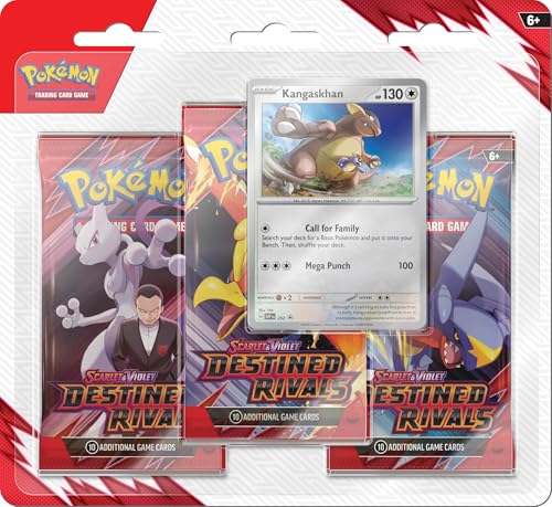 Pokemon TCG Scarlet & Violet 10 Destined Rivals Three Booster Blister Pokemon TCG Scarlet & Violet 10 Destined Rivals Three Booster Blister von Pokémon
