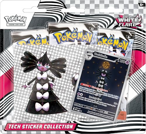 Pokemon TCG Scarlet & Violet 10.5 White Flare Tech Sticker Blister Pack - 3 Packs Pokemon TCG Scarlet & Violet 10.5 White Flare Tech Sticker Blister Pack - 3 Packs von Pokémon