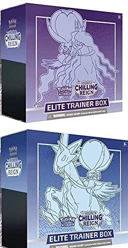 Pokemon TCG Sword and Shield Chilling Reign Both Elite Trainers - 16 Total Booster Packs von Pokémon