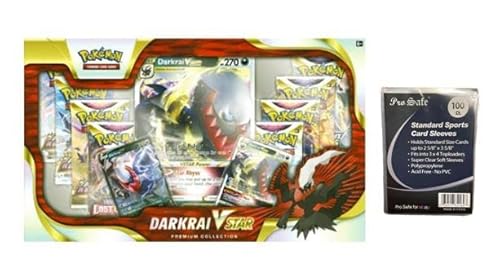 Pokemon TCG VSTAR Premium Collection Box mit Hüllen – 8 Packungen Promokarten (Darkrai VSTAR) von Pokémon