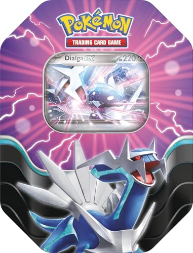 Pokémon TCG: Azure Legends Tin - Dialga ex (4 Booster Packs & 1 Foil Promo Card) von Pokémon