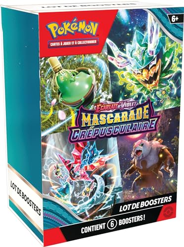 Pokémon TCG Booster-Packung Scharlach und Violett – Dämmerungsmaskerade (6 Booster) von Pokémon