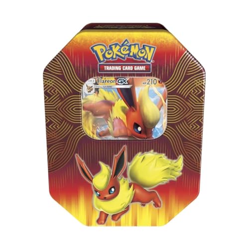 Pokemon TCG: Elemental Power Tin - Flareon-GX, 4 Booster Packs, Flareon-GX Promo von Pokémon