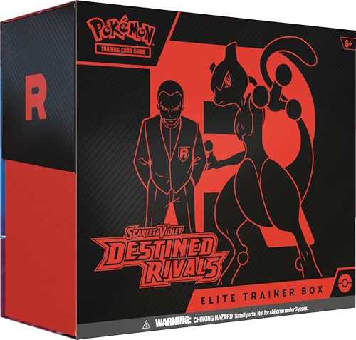 Pokémon TCG: Scarlet & Violet – Destined Rivals Elite Trainer Box (1 Full-Art-Promo-Karte, 9 Booster & Premium-Zubehör) Pokémon TCG: Scarlet & Violet – Destined Rivals Elite Trainer Box (1 Full-Art-Promo-Karte, 9 Booster & Premium-Zubehör) von Pokémon