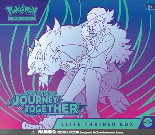 Pokémon TCG: Scarlet & Violet – Journey Together Elite Trainer Box (1 Full-Art-Promo-Karte, 9 Booster & Premium-Zubehör) von Pokémon