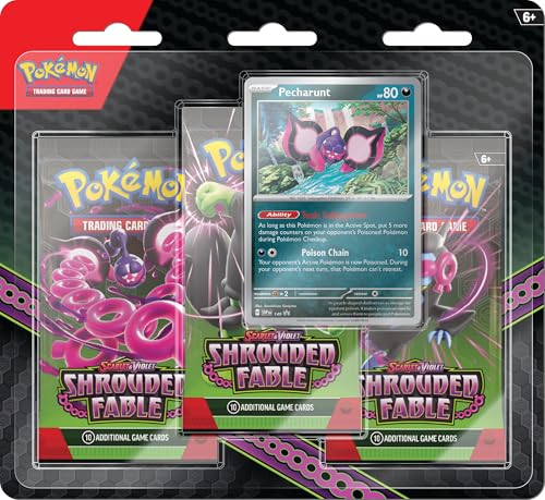 Pokémon TCG: Scarlet & Violet Shrouded Fable 3-Pack Blisters - EN von Pokémon