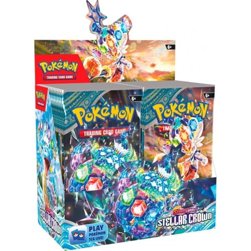 Pokemon TCG: Scarlet & Violet - Stellar Crown - Booster Box (36 Packungen) von Pokémon