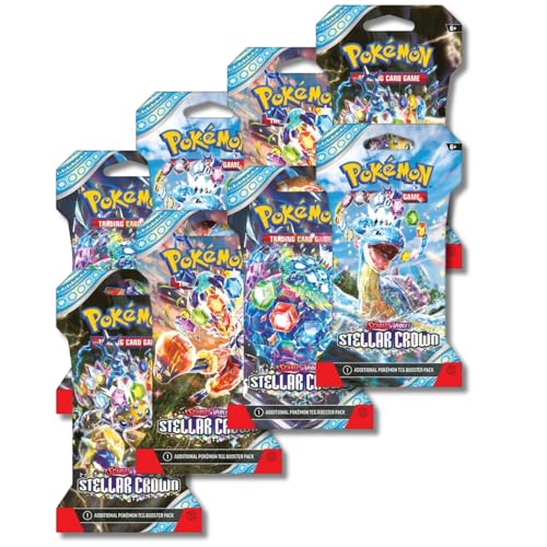 Pokemon TCG Scarlet & Violet Stellar Crown - 8 Boosters Packs von Pokémon