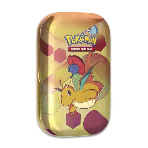 Pokemon TCG: Scarlet & Violet—151 Mini Tin – Dragonite and Vileplume (2 Booster Packs, 1 Coin & 1 Art Card) von Pokémon