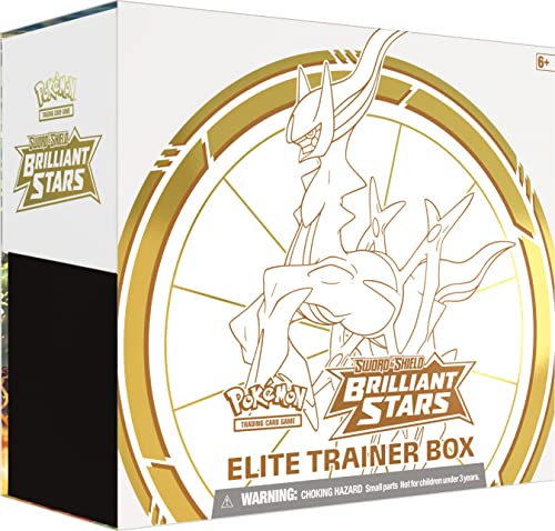 Pokémon TCG: Schwert & Schild Brillante Sterne Elite Trainer Box | Kartenspiel | ab 6 Jahren | 2 Spieler | 10 Minuten Spielzeit von Pokémon