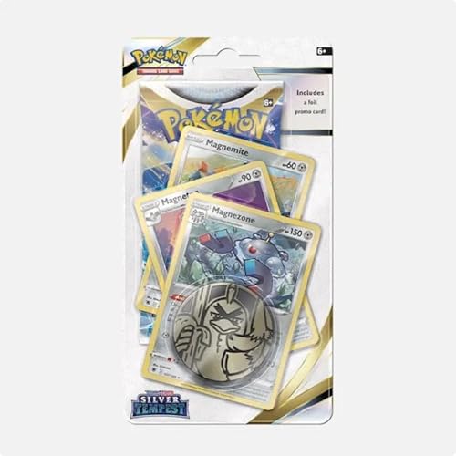 Pokemon TCG: Silver Tempest - Premium Checklane Blister Pack (Magnezone, Magneton, Magnemite) von Pokémon