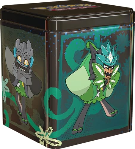 Pokémon TCG: Stapelbare Box – Ogerpon (3 Booster-Packs und 2 Sticker-Seiten) von Pokémon