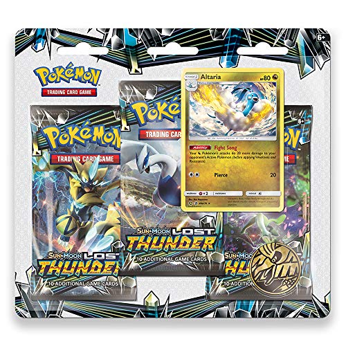 Pokemon TCG: Sun & Moon - Lost Thunder, Blister Pack Containing 3 Booster Packs and Featuring a Foil Promo Altaria von Pokémon