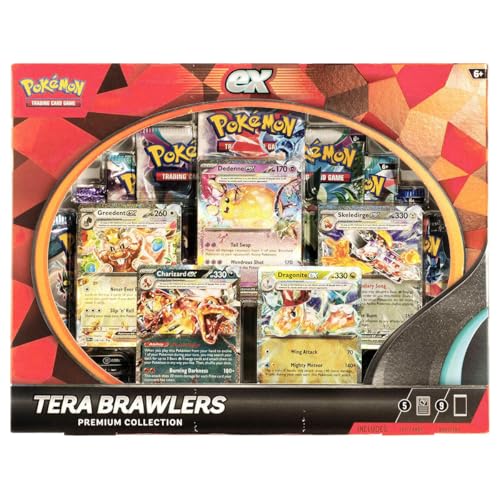 Pokemon TCG: Tera Brawlers Premium Collection, Sammelkarten, Alter: 6+ Jahre von Pokemon