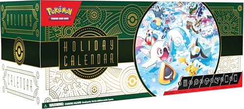 Pokémon TCG: Urlaubskalender (8 Folien-Promo-Karten, 5 Boosterpacks und mehr) von Pokémon