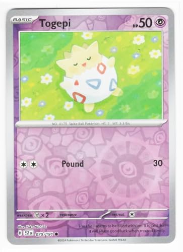 Pokemon - Togepi 070/191 - Surging Sparks - Reverse Foil - Einzelkarte von Pokémon