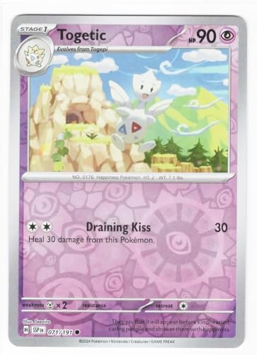 Pokemon - Togetic 071/191 - Surging Sparks - Reverse Foil - Einzelkarte von Pokémon