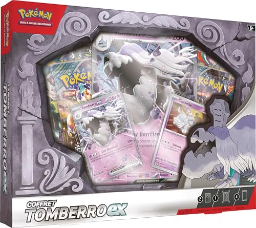 Pokémon Tomberro-ex Sammelkartenspiel (4 Boosterpacks, 2 glänzende Karten und 1 große glänzende Karte) von Pokémon