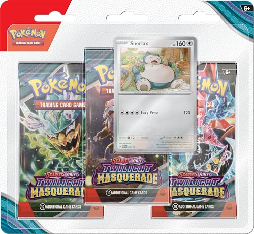 Pokemon POC1062 SV6 3pk Blister Pokémon Sammelkarten, blau/lila von Pokémon