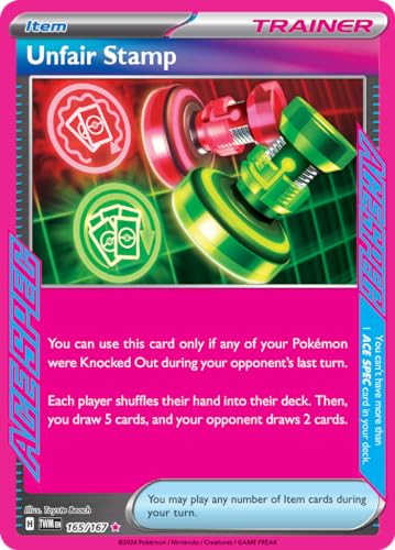 Pokemon Unfair Stamp 165/167 - Twilight Maskerade - Ace Spec Card von Pokémon