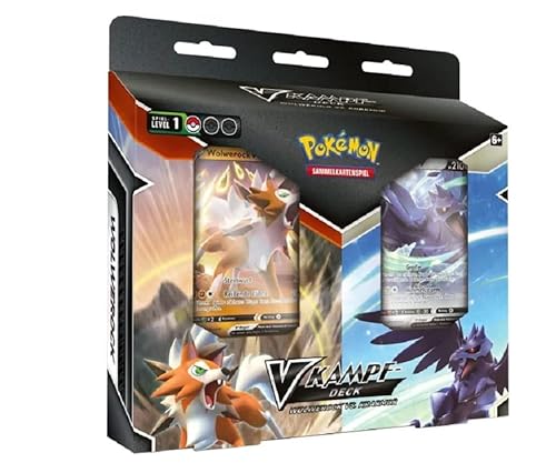 Pokémon V-Kampfdeck Bundle Wolwerock Krarmor 290-45379 Kartenspiel ab 6 Jahren Deutsch von Pokémon