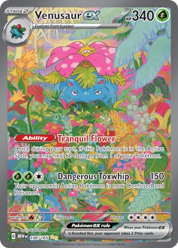 Pokemon - Venusaur ex 198/165 - Pokemon 151 - Special Illustration Rare - Einzelkarte von Pokémon