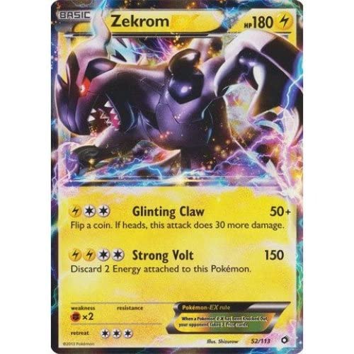 Pokemon Zekrom EX 52/113 Legendary Treasures Holo von Pokémon