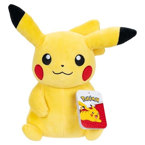 Pokemon PKW3725 Pokémon Plush Pikachu 30cm, Mehrfarbig von Pokémon