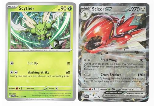 Scizor ex 111/162 Pokemon Temporal Forces - 2 Kartenset von Pokémon