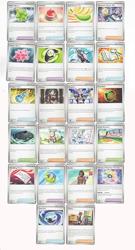 Surging Sparks - Komplettes Trainer Kartenset - x22 Pokemon Card Lot - Call Bell Tera Orb Gravity Berg von Pokémon