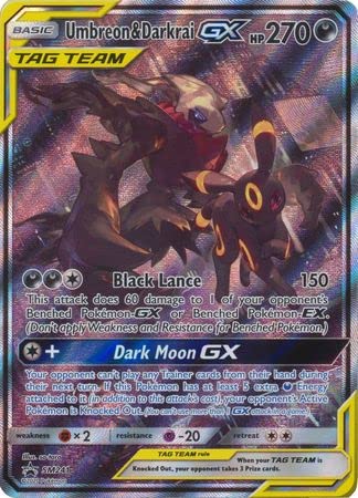 Umbreon & Darkrai GX SM241 Alternate Art Promo Pokemon Sun & Moon Promos von Pokémon