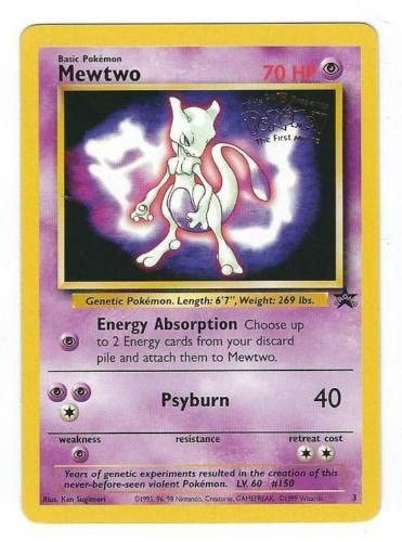 Versiegeltes WB Mewtwo Film-Promo-Set # 3 – Pokemon-Kartenwarner Bros von Pokémon