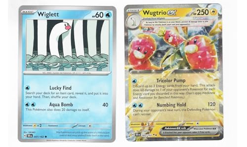 Wugtrio ex 060/162 - Pokemon Temporal Forces - 2 Kartenset - Double Rare von Pokémon