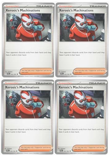 Xerosic's Machinations 064/064 - Shrouded Fable - Pokemon Card Lot x4 Playset von Pokémon