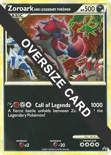 Zoroark and the Legendary Pokemon Jumbo 2011 Promo-Karte, übergroß, sehr selten von Pokémon