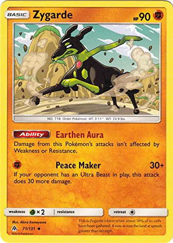 Zygarde - 71/131 - Uncommon - Forbidden Light von Pokémon