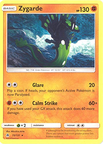 Pokemon - Zygarde 72/131 - Seltenes - Verbotenes Licht - Sammelkarte - 1 Stück von Pokemon