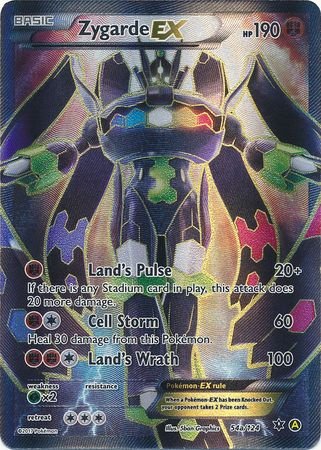 Zygarde EX – 54a/124 – Full Art Promo von Pokémon