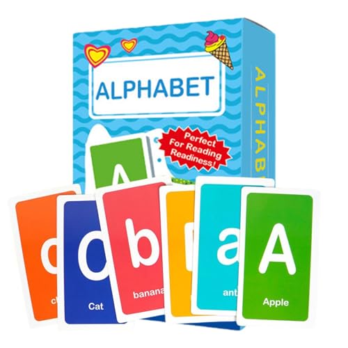 Alphabet-Lernkarten, Weiche Alphabet-Karten, Alphabet-Lernkarten, Steigern Das Lerninteresse, Lernen Pädagogisches Lehren, Blau, 10,7 cm, Für Kinder, Kinder, Kleinkinder von Pokronc