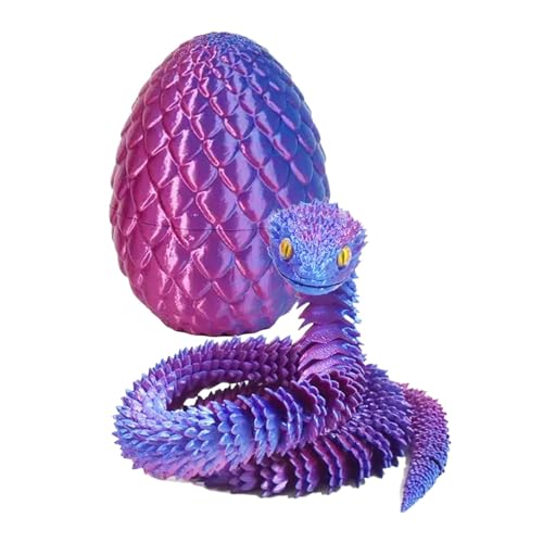 Pokronc 3D Dragon Egg | Dragon Egg Toy | Articulated Gem Dragon Mystery Toys | Dragon Egg Fidget Toy | Detachable Dragon Scale Eggs Toy | Dragon Crystal Dragon with Dragon Egg for Kids Toy von Pokronc